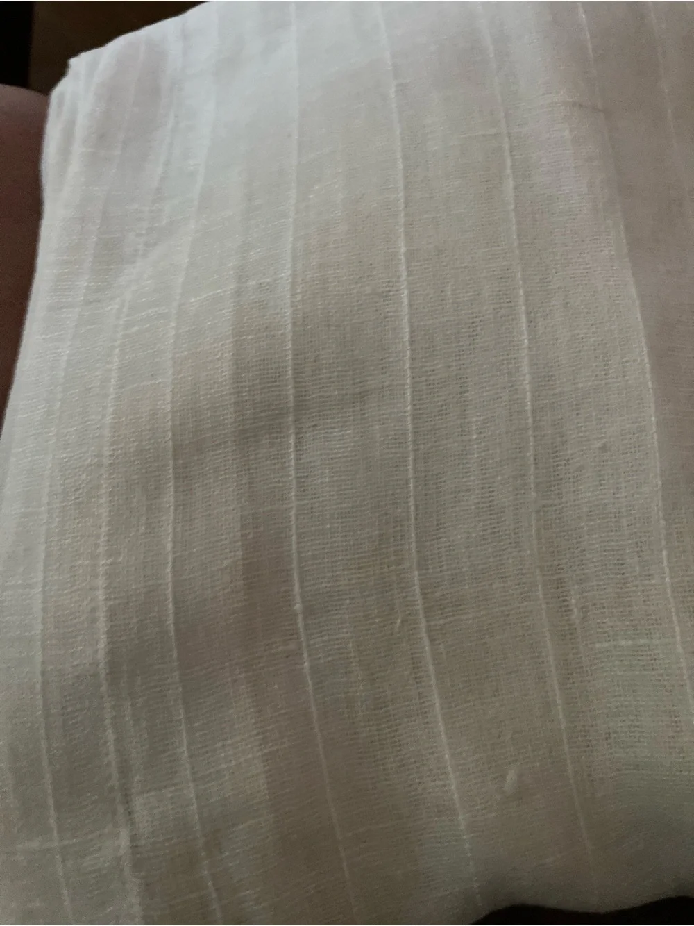 Pottery Barn Emery Ivory Linen Drape Set/ 2 Curtain Panels • 50” x 104” • NWOT